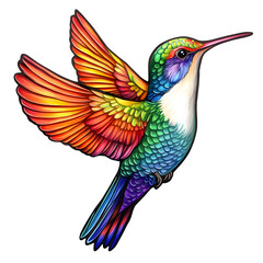 Obraz premium hummingbird in flight