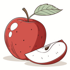 Apple Illustrations &ndash; Fresh, Cute & Juicy
