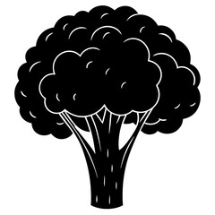 "Broccoli Vector Graphic Design - Fresh, Healthy, and Green Vegetable Illustration"