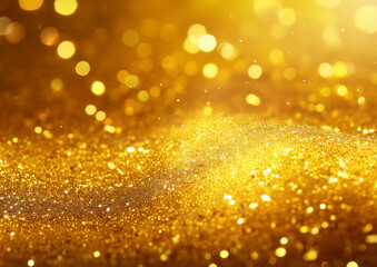 金粉が輝き舞う
