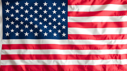 Naklejka premium American flag background, exhibiting gentle soft light, diffused shadows, and subtle illumination. created by generative ai