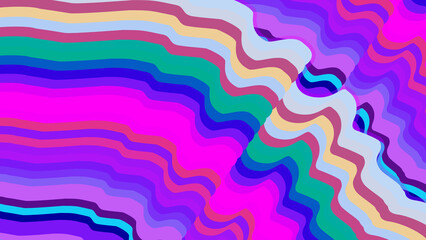 abstract colorful background with lines modern wave for presentation and streaming
