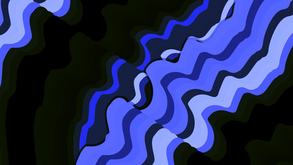 abstract blue wave modern neon background