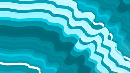 abstract soft neon blue waves modern for background streaming and presentation