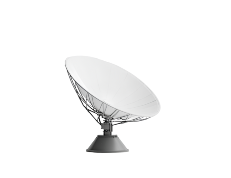 Oreo cookies falling down, flying around, from different angles, on a transparent background - A realistic photo of a satellite dish on a white background (2)