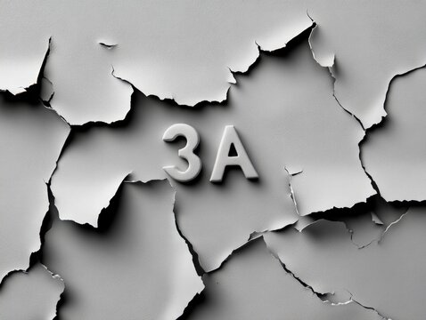 Textured white paint peeling