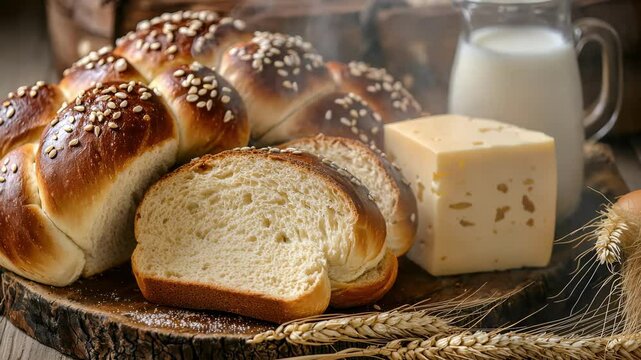 Challah bread video for Shabbat, Rosh Hashanah, and Jewish celebrations