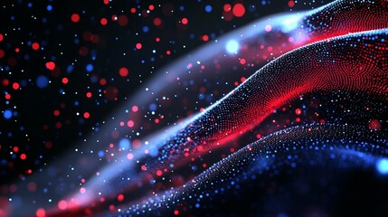 Obraz premium Abstract Digital Wave Design