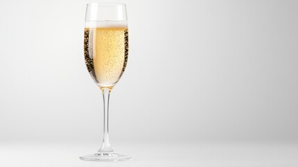 Glass of sparkling wine