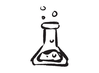 Illustration of an CHemistry University Handdrawn