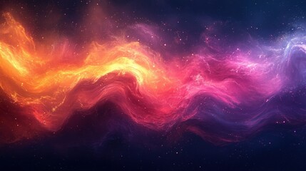 Obraz premium Vibrant Contemporary Digital Art with Gradient and Abstract Colors