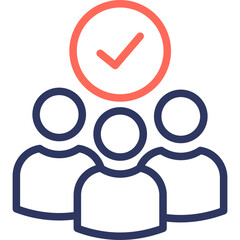 Attendees  line color icon