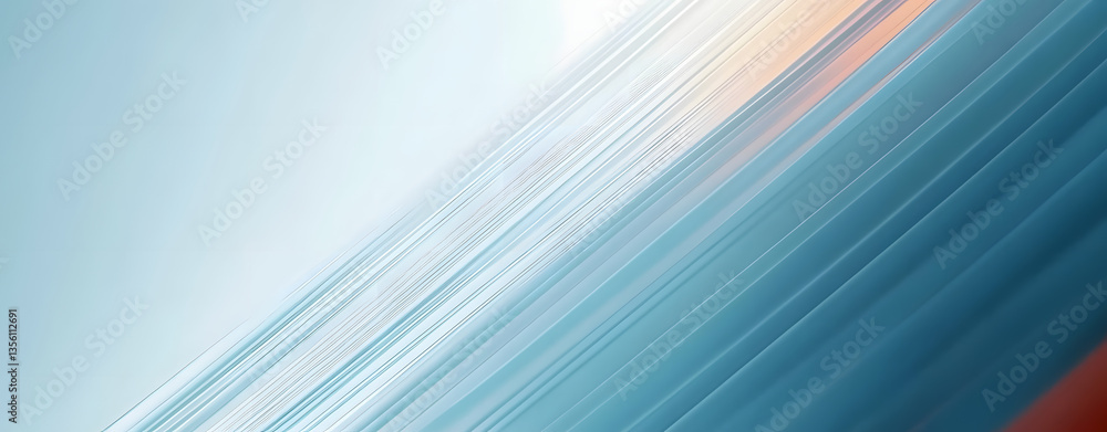 Canvas Prints vibrant abstract striped gradient background in cool tones