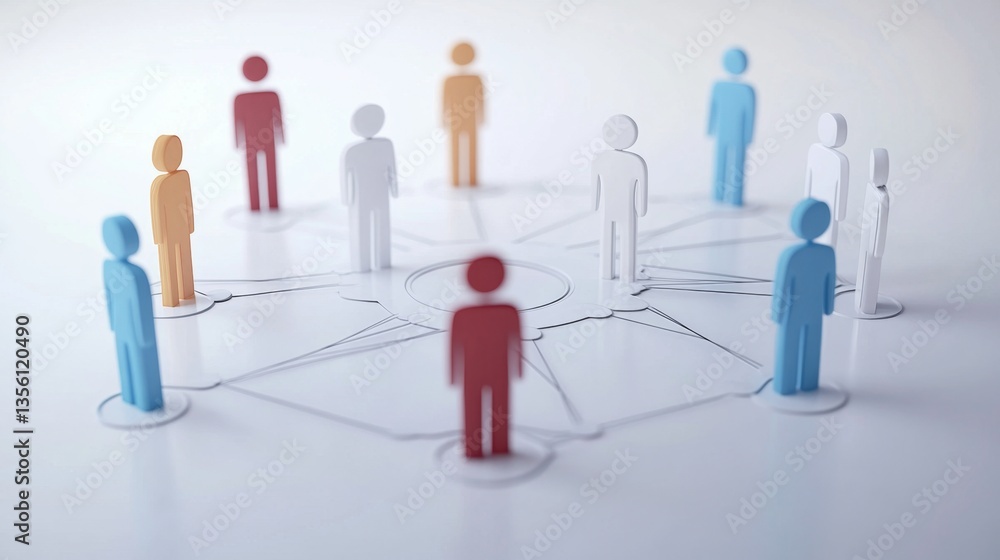 Poster human connection and interaction in a networked community model