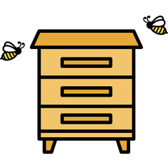 Bee Keeping lllustration