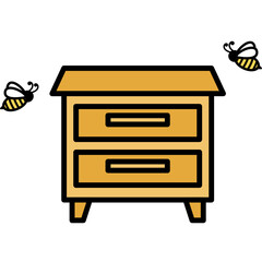 Bee Keeping lllustration