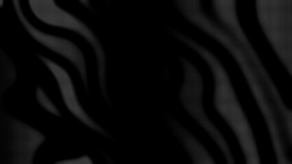 Abstract zebra pattern with halftone black and gradient gray lines. Retro 80s style, dynamic curves, subtle texture. Posters, digital art, modern 90s, 2000s creative banner.