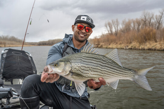 Grip and grin with man and Wiper Fish