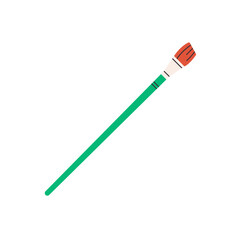Green paint brush illustration