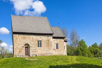 Old medieval church from the 12th century