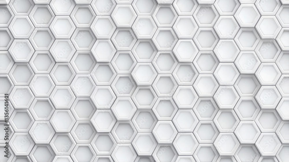 Poster seamless hexagon pattern with geometric design in black and gray tones. seamless pattern with hexago