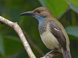 Recurve-billed Bushbird (Clytoctantes alixii) – A distinctive bill-curved songbird from Colombia.