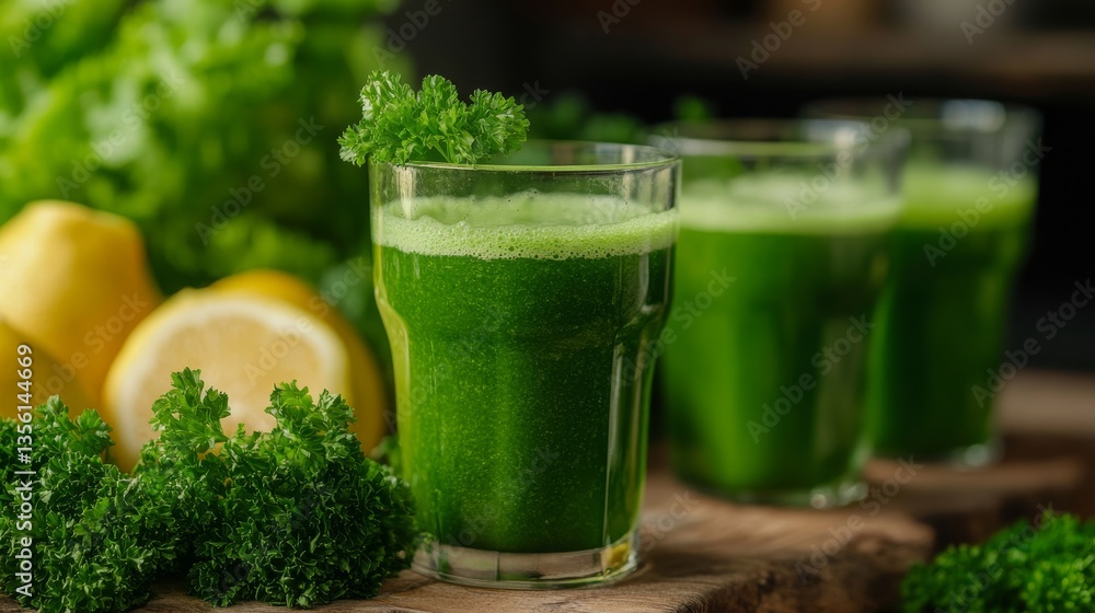 Poster vibrant green juice splash background with refreshing liquid texture and bokeh light effects