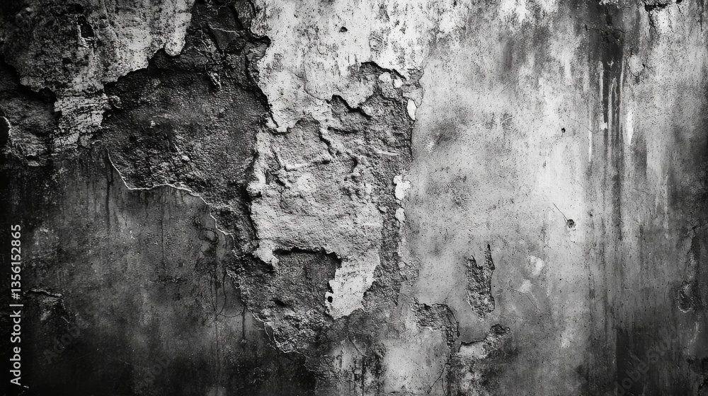 Aufkleber abstract grey textured concrete wall background with subtle rough surface and natural stone patterns