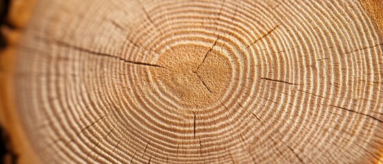 Fototapeta premium Wood rings close-up