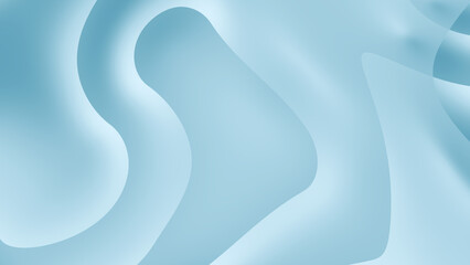 Abstract Light Blue Swirling Design,  Smooth Liquid-Like Texture, Serene Minimalist Background