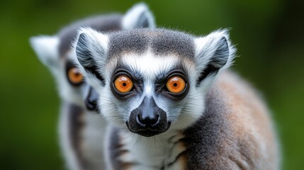 Obraz premium Ring-tailed lemur portrait