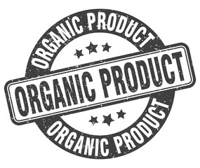 organic product stamp. organic product label. round grunge sign