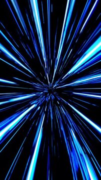 Dynamic, abstract video concept with a warp-speed effect. A centered, forward-facing camera angle creates a sense of rapid motion and energy. Live mobile wallpaper.