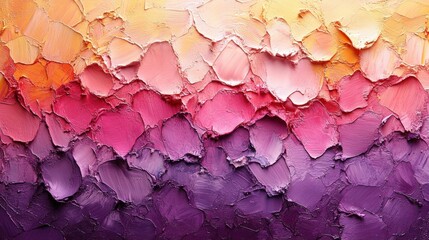 Obraz premium Vibrant Contemporary Digital Canvas Art with Pastel Gradation