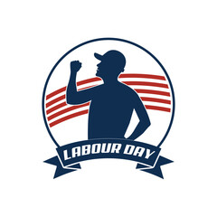 Happy labour day vector 