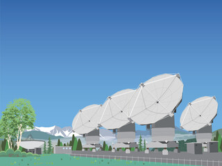 Radio Tlescope　Japan  Nobeyama 