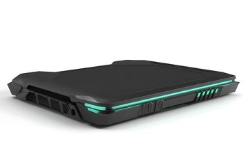 Cyberpunk-Inspired RGB Gaming Laptop with Futuristic Tech.