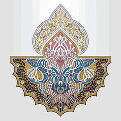 vector illustration hires Collection of High-Resolution Abstract Ramadan Islamic Seamless ornament Patterns with Diverse Designs and Textures 