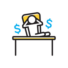 Multi color icon for easy