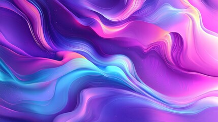 Abstract waves of radiant color, a modern and vibrant artistic expression