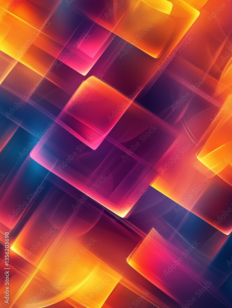 Wall mural bright abstract gradient background for websites.