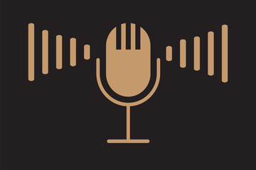 Microphone icon vector . audio illustration sign collection. mic symbol.
