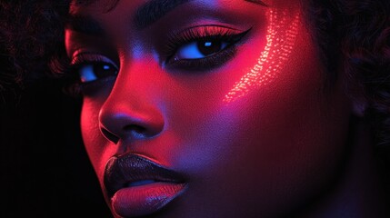 Captivating Contemporary Digital Illustration with Vibrant Gradients