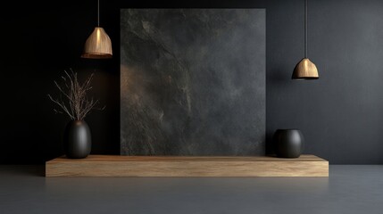 Minimalist Zen-Inspired Display Area