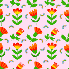 seamless floral pattern, summer, repeat ,pattern