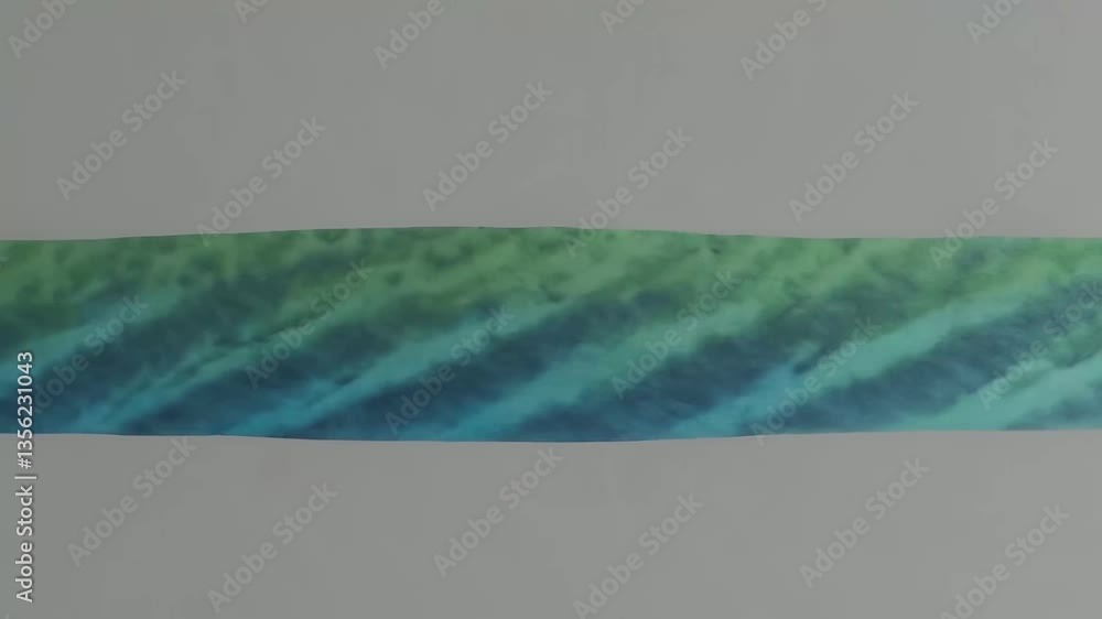 Poster dynamic ocean waves rolling in rhythmic harmony under clear skies with serene movement
