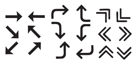 Arrow icon illustration, business technology digital communication template, illustration element, banner poster cover pattern creative graphic vector