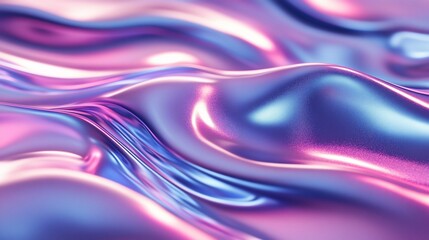 Naklejka premium Abstract iridescent flowing material with soft, ethereal luminescence