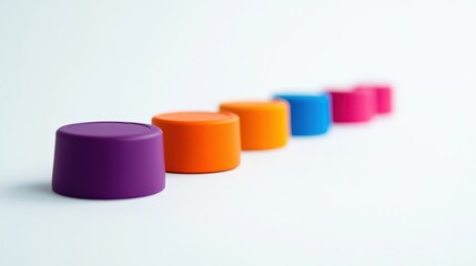 Elegant Contact Lens Stands in Vibrant Colors and Lines