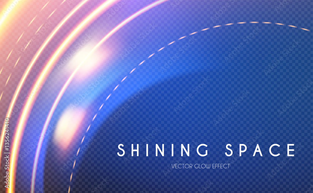 Canvas Prints motion light effect. shining magic background and liquid speed light